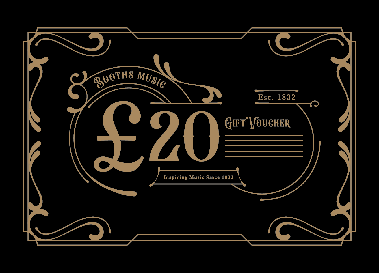 Gift Vouchers Booths Music